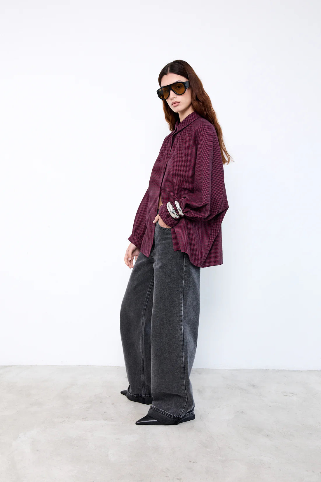 MEL Blouse Gingham red