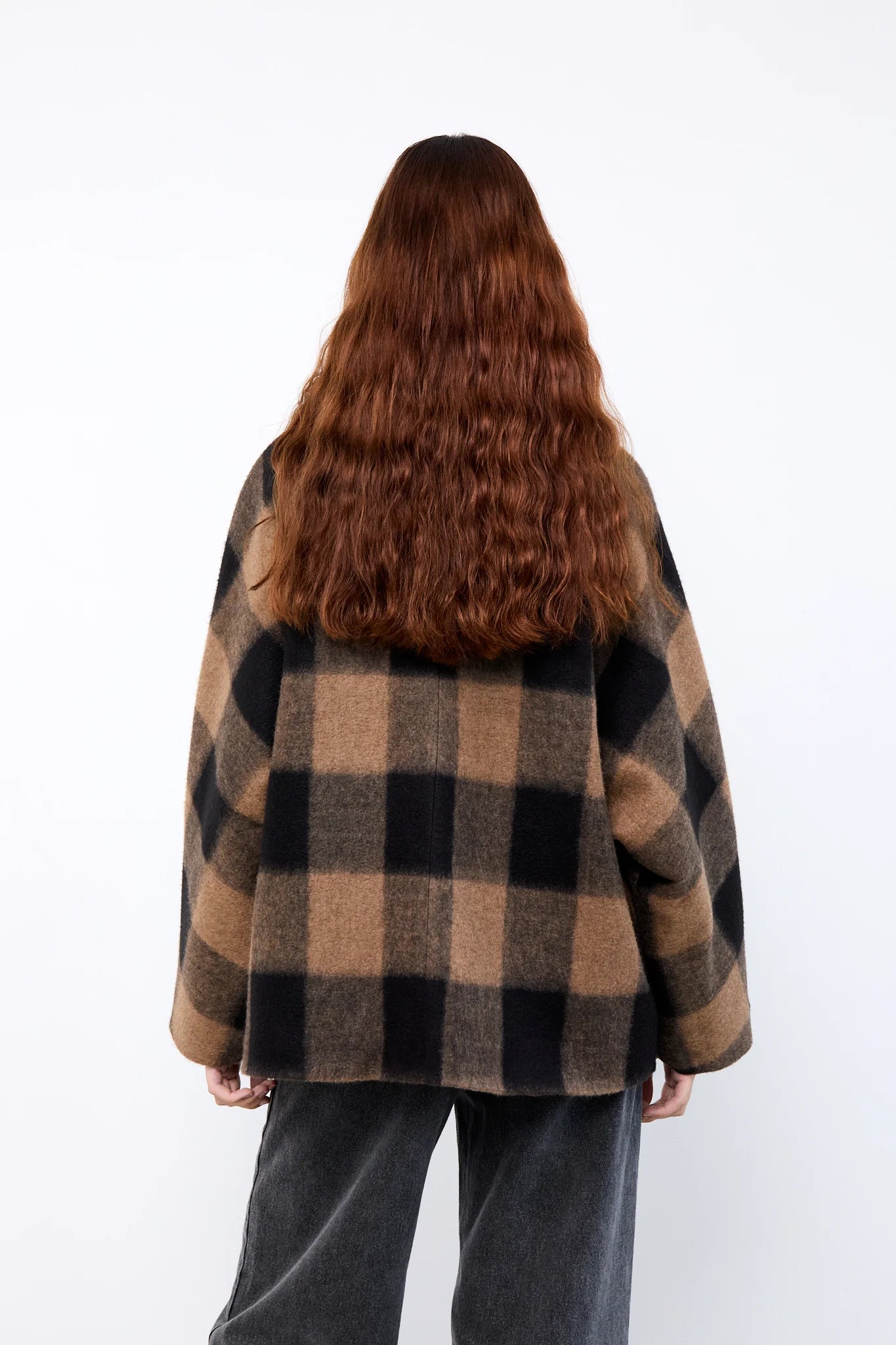 HAZEL Jacket - Camel/Black