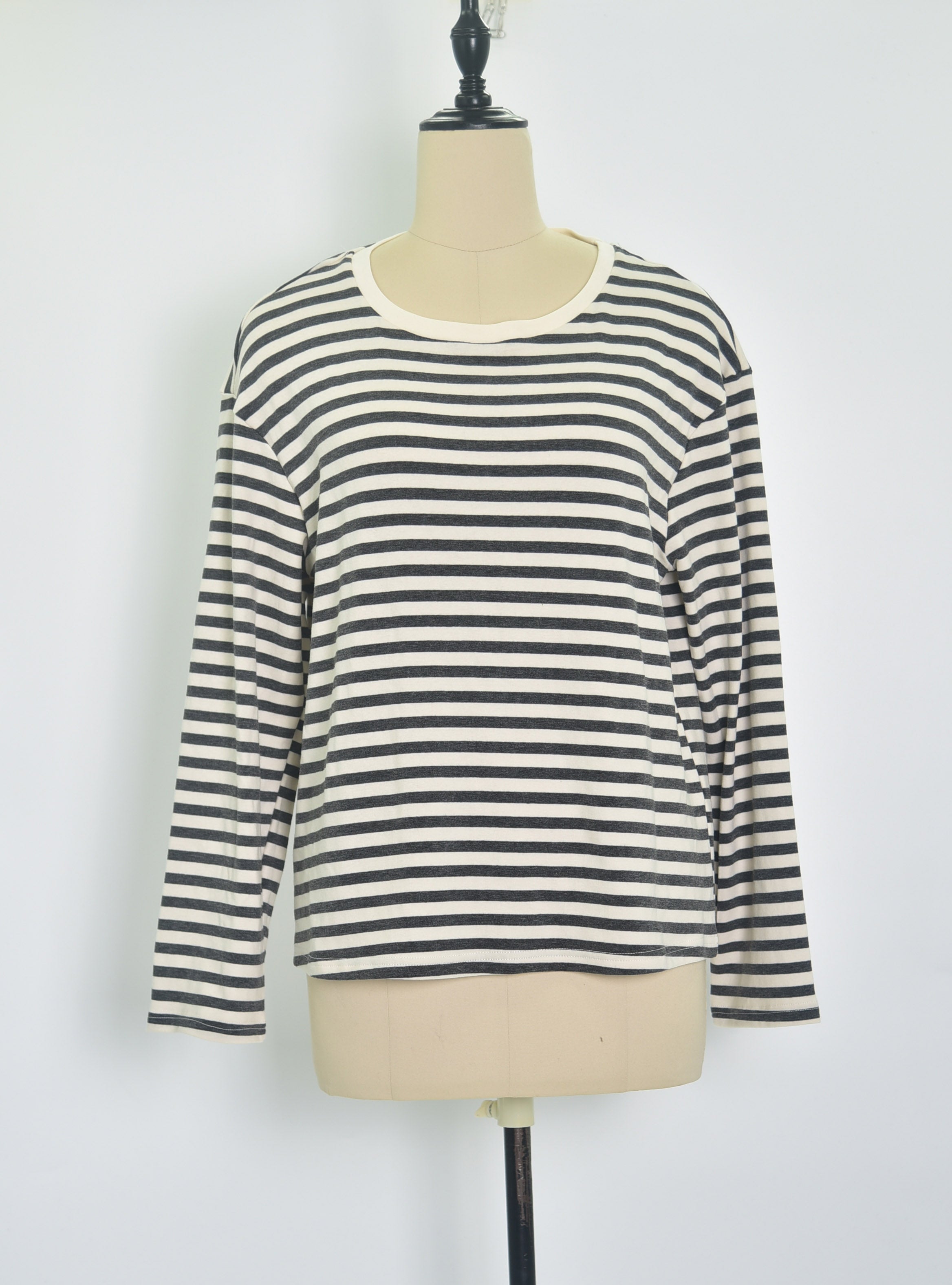 LEA Longsleeve T-shirt Grey Striped