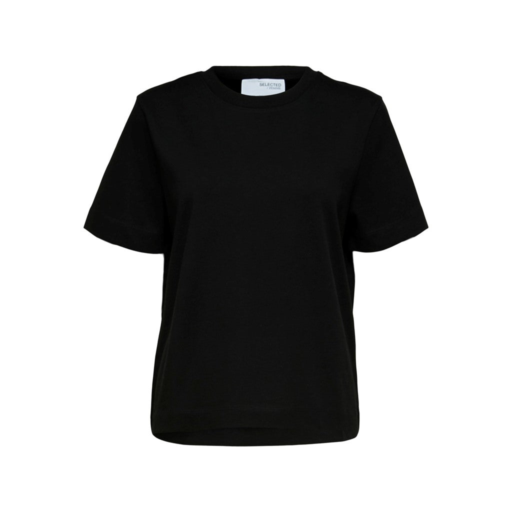 SLFESSENTIAL SS Boxy Tee BLACK