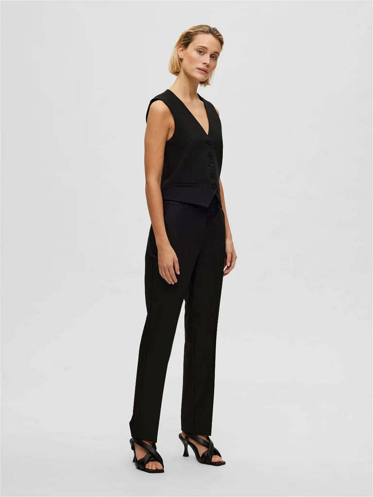 SLFRITA MW Wide pants / Black