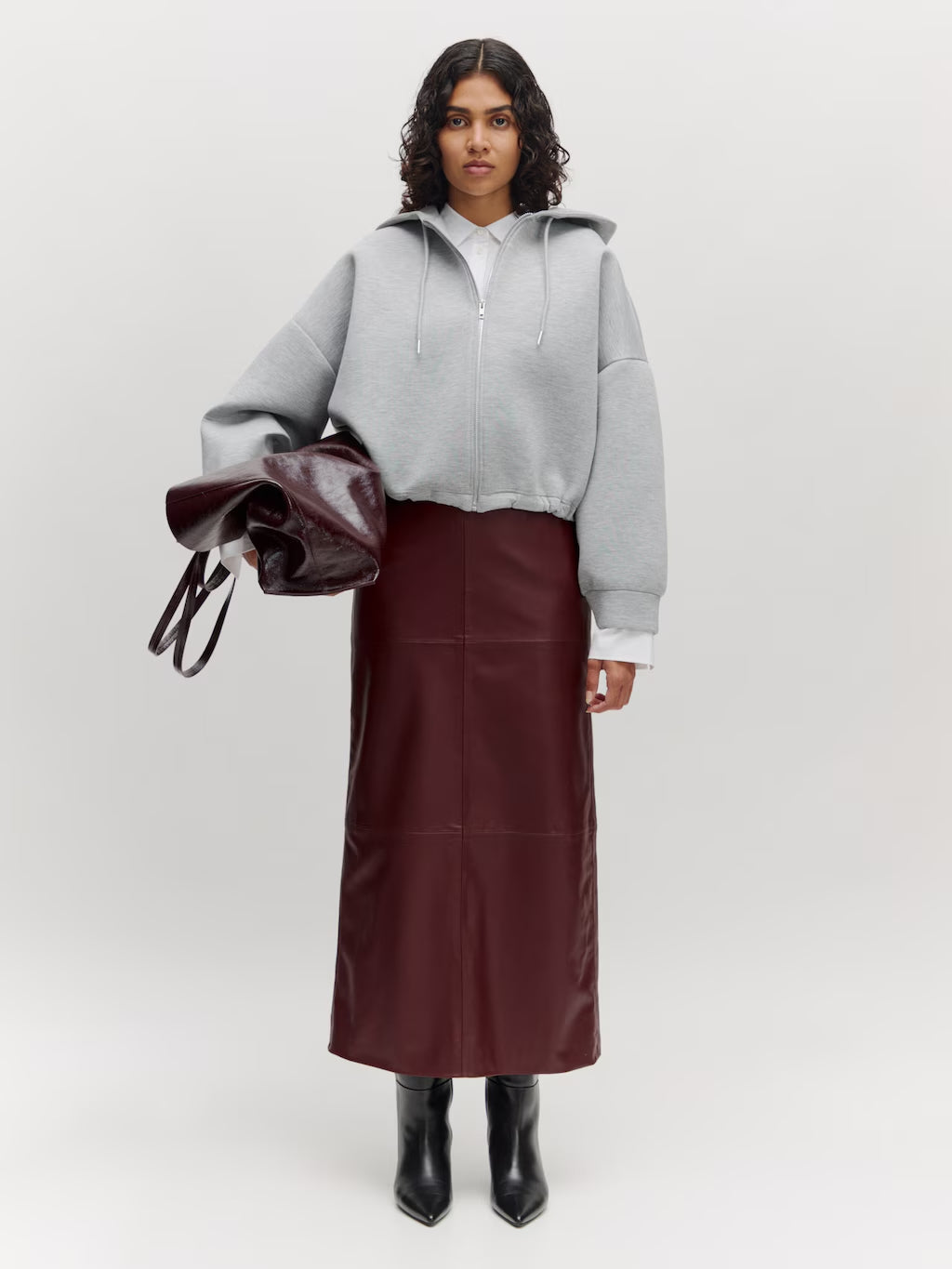 JELLA Skirt Bourgogne