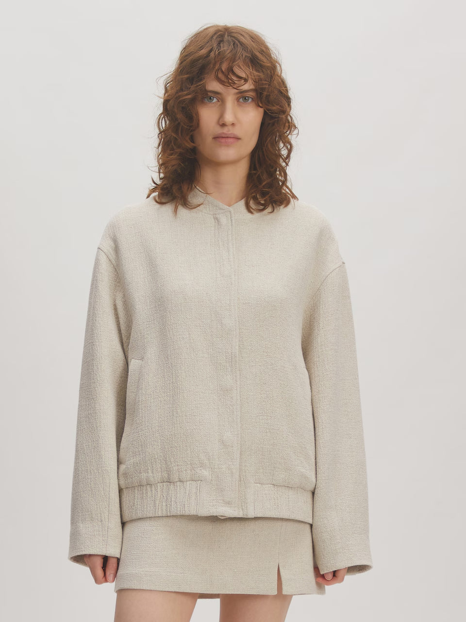 MAILA Jacket Linnen BEIGE
