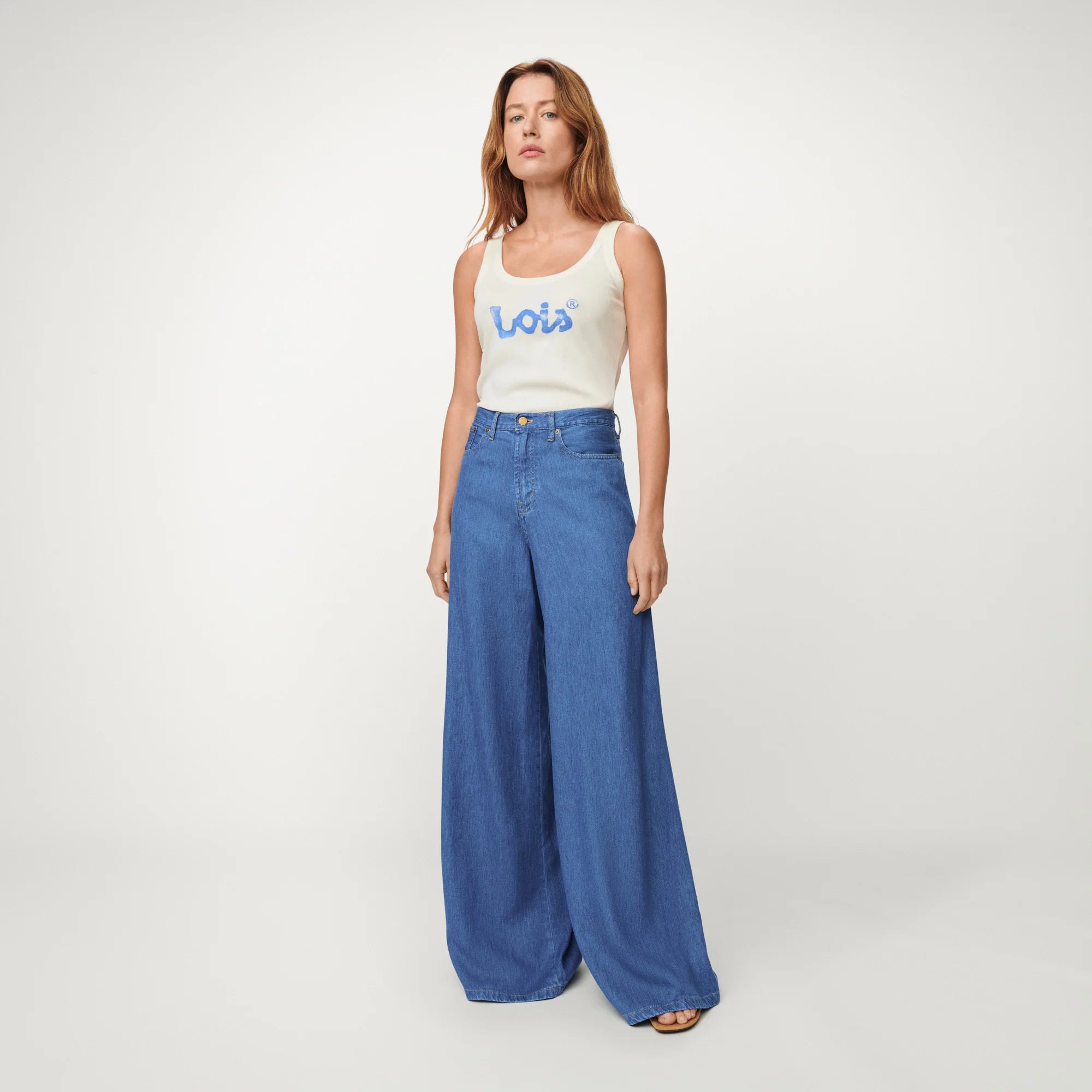 MARLENE Linen Jeans - Hydron Soft