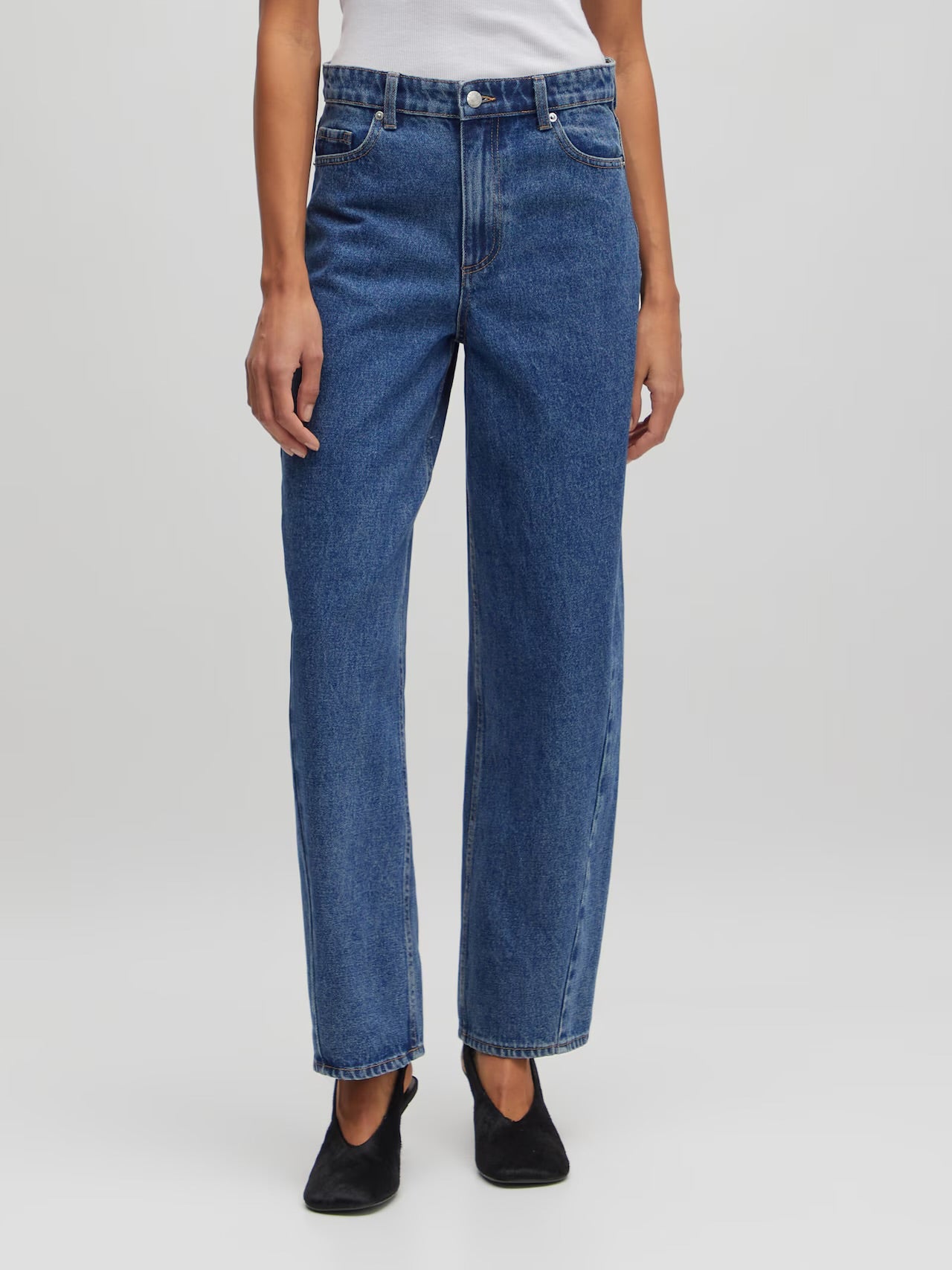 MATHILDA Denim trousers Vintage blue