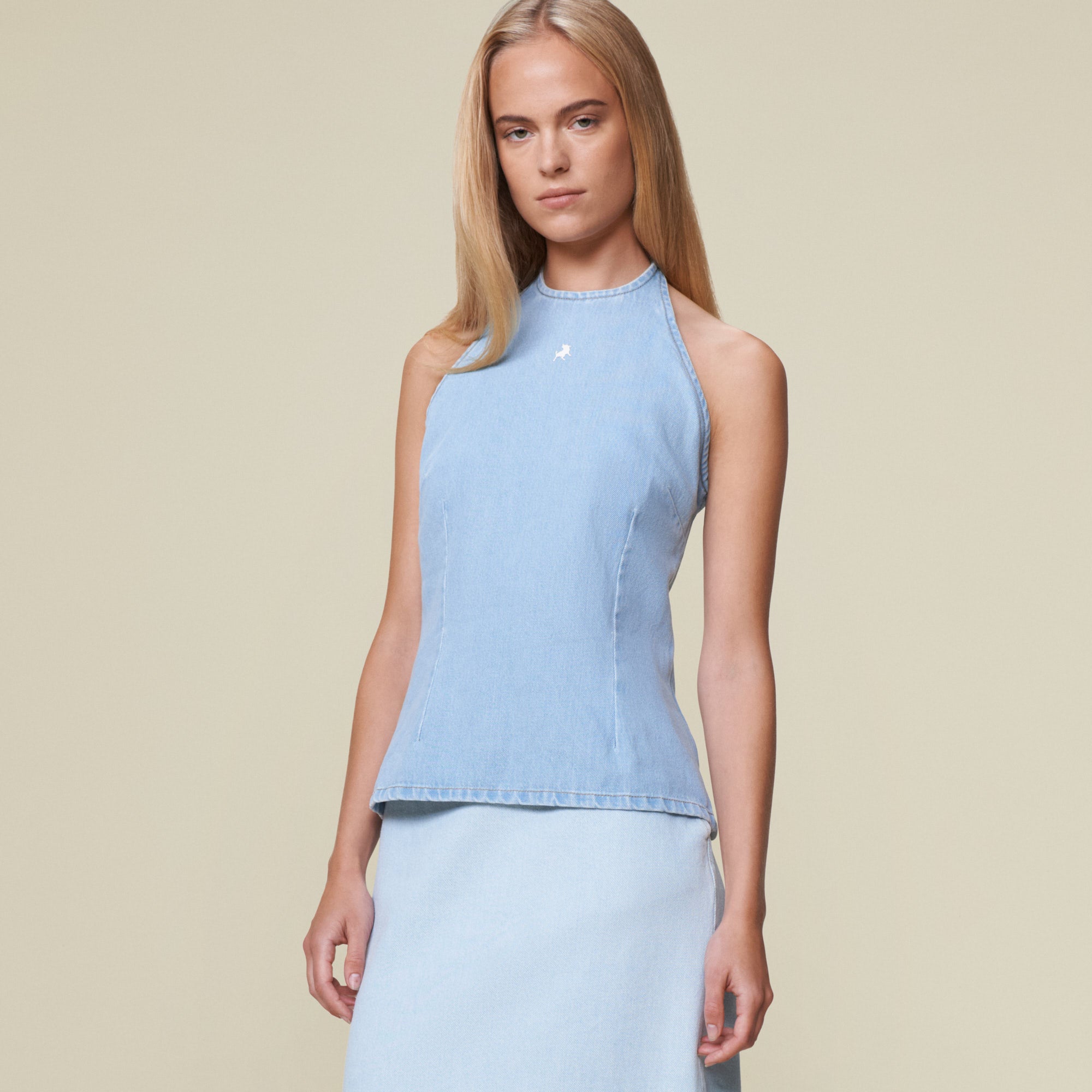 LOIS - ADDIE Tanktop Stone Bleach