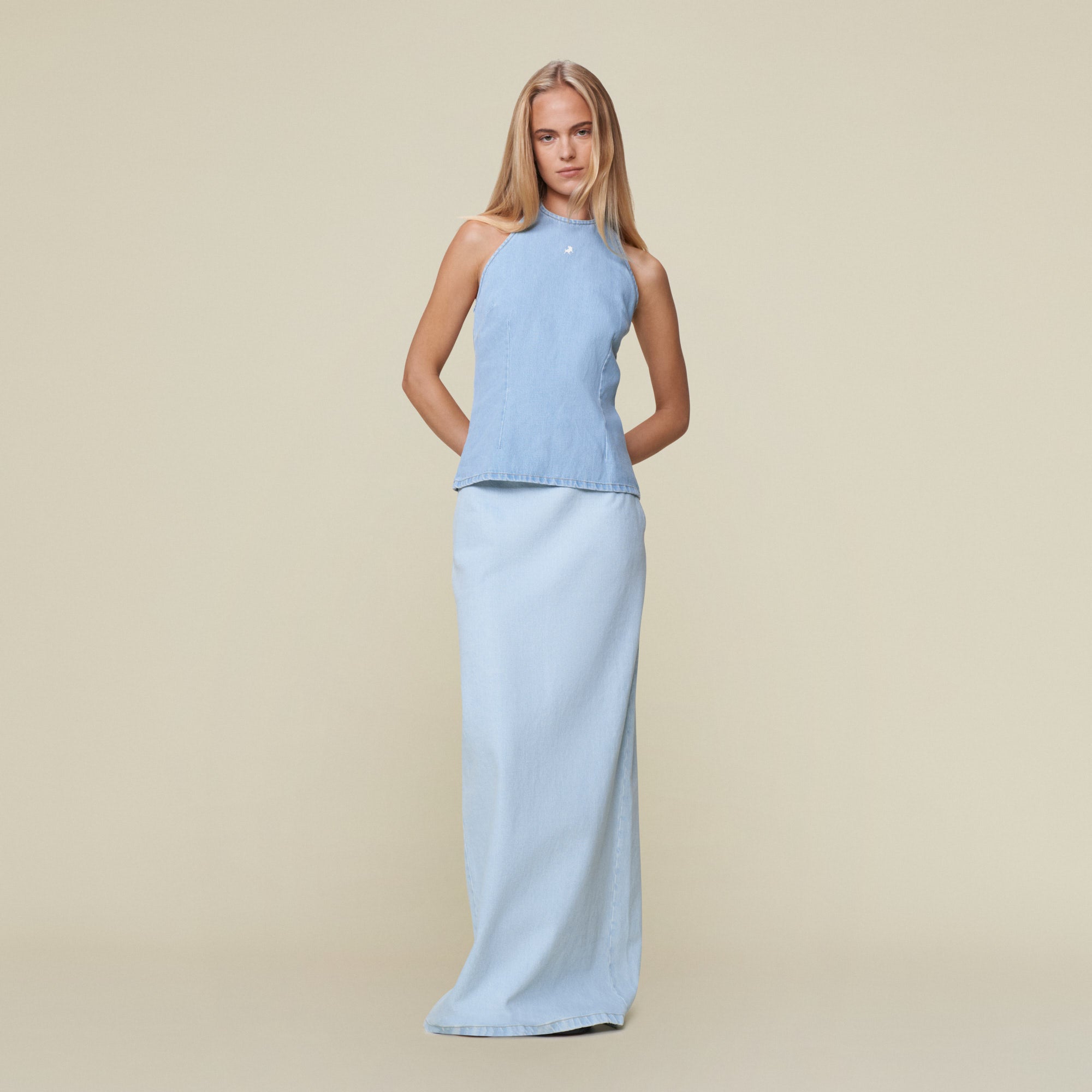 LOIS - ADDIE Tanktop Stone Bleach