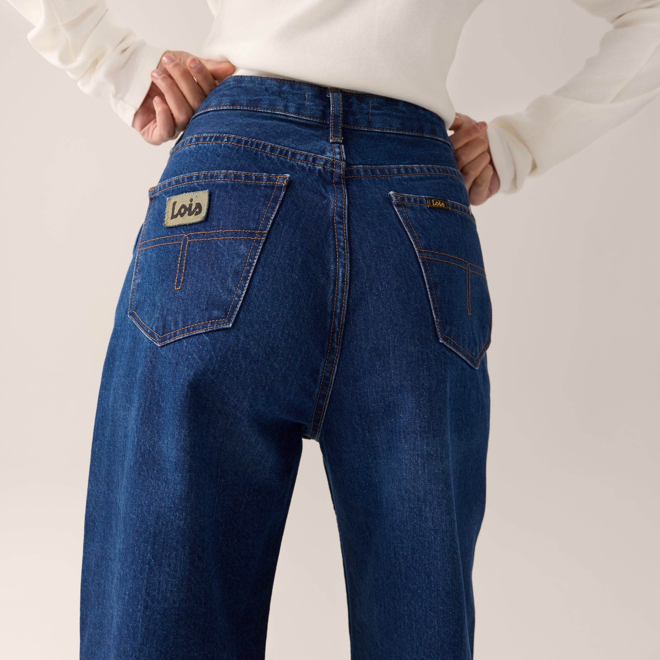 LOIS SKATER FLAIRE jeans FAINT STONE