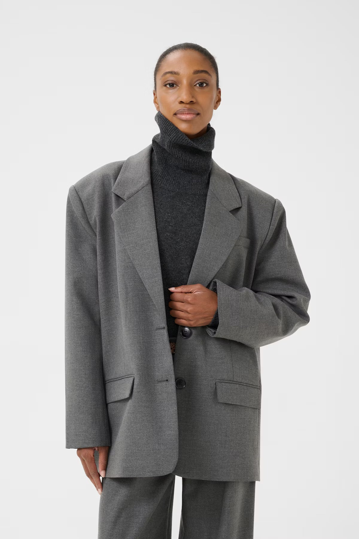 GZ PAULA Melange blazer Grey