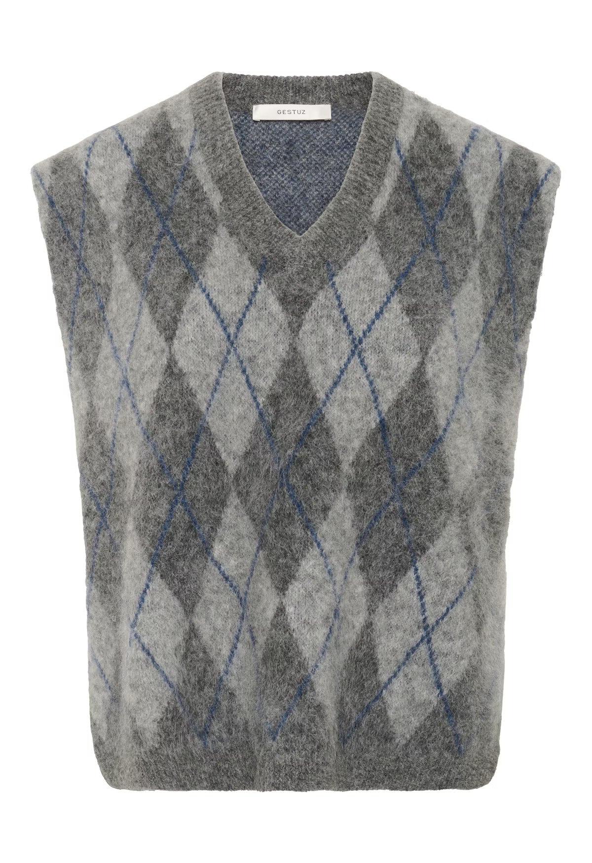 SASIGZ Vest - Check Dark Grey