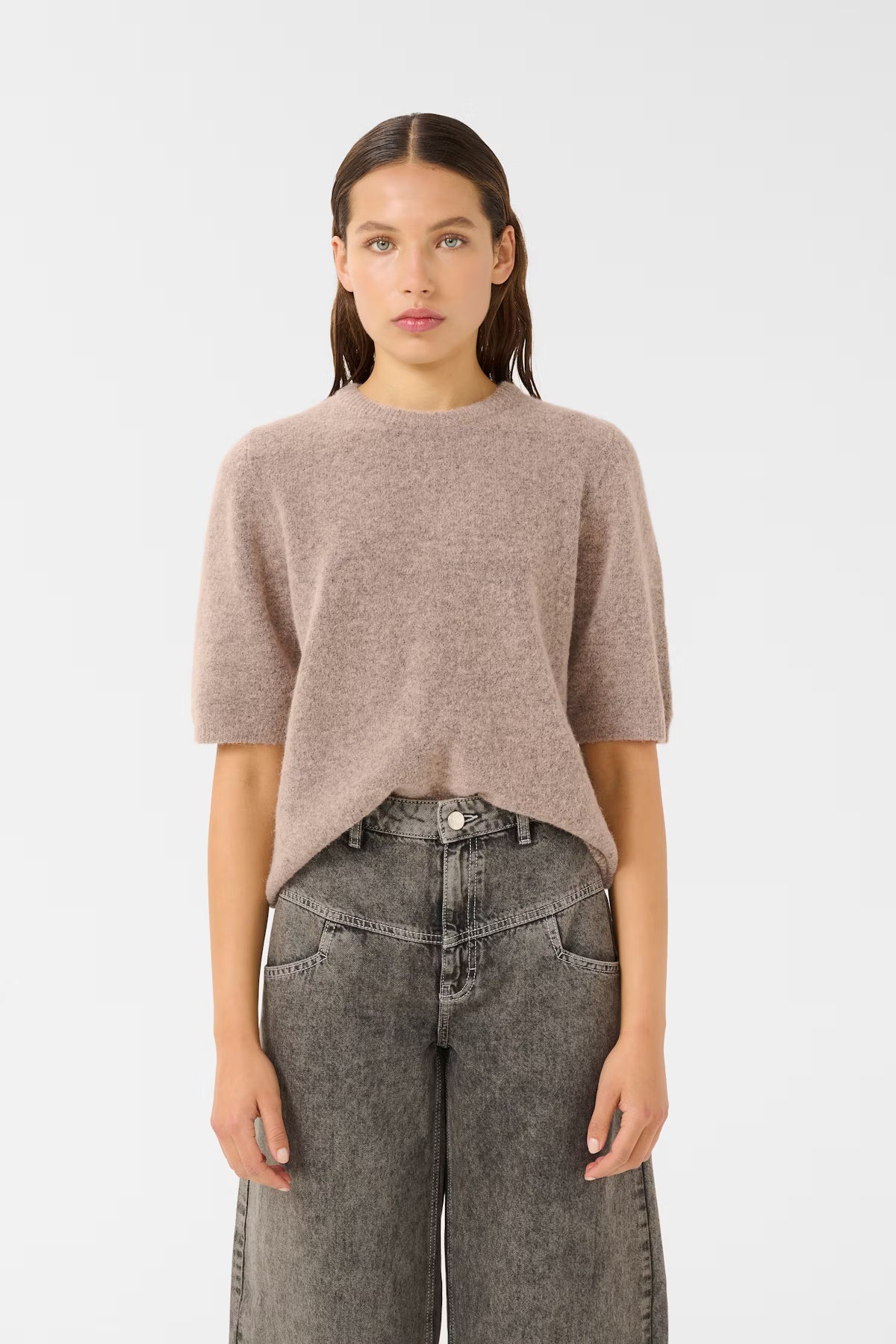 GZ ALPHA SS Tee Rose dust melange