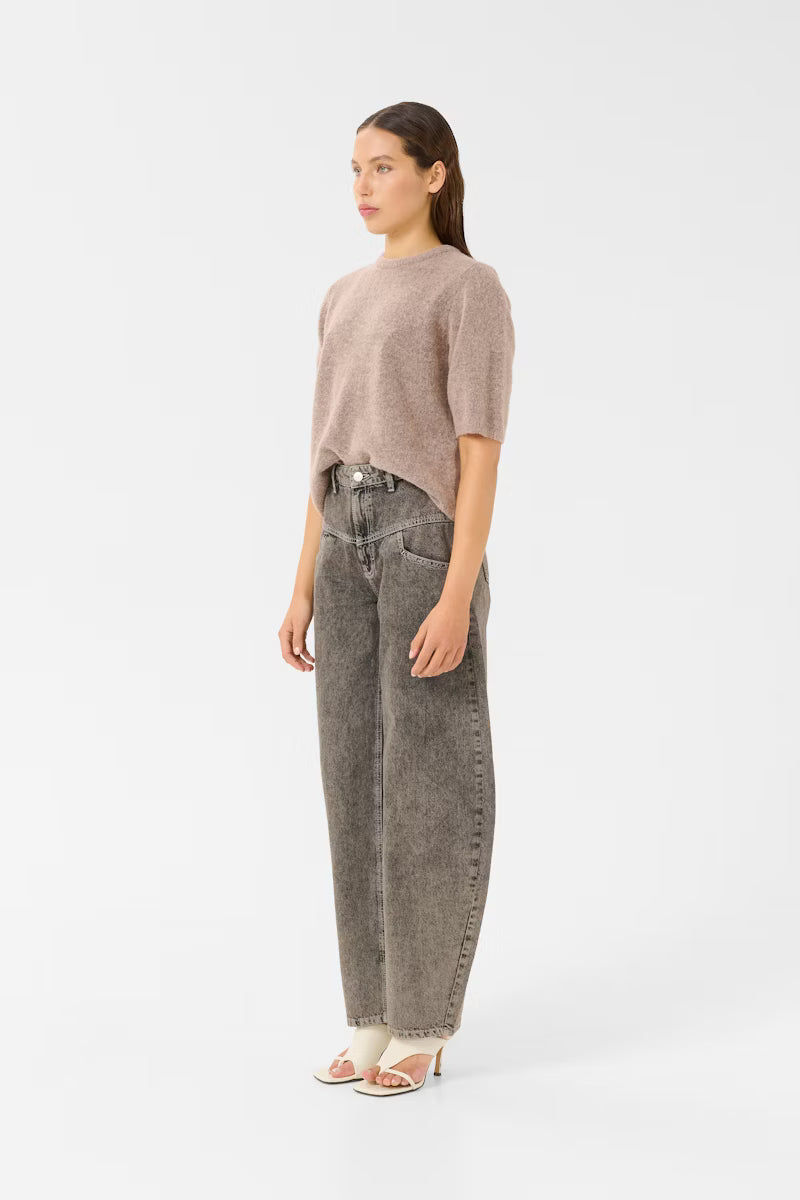 GZ ALPHA SS Tee Rose dust melange