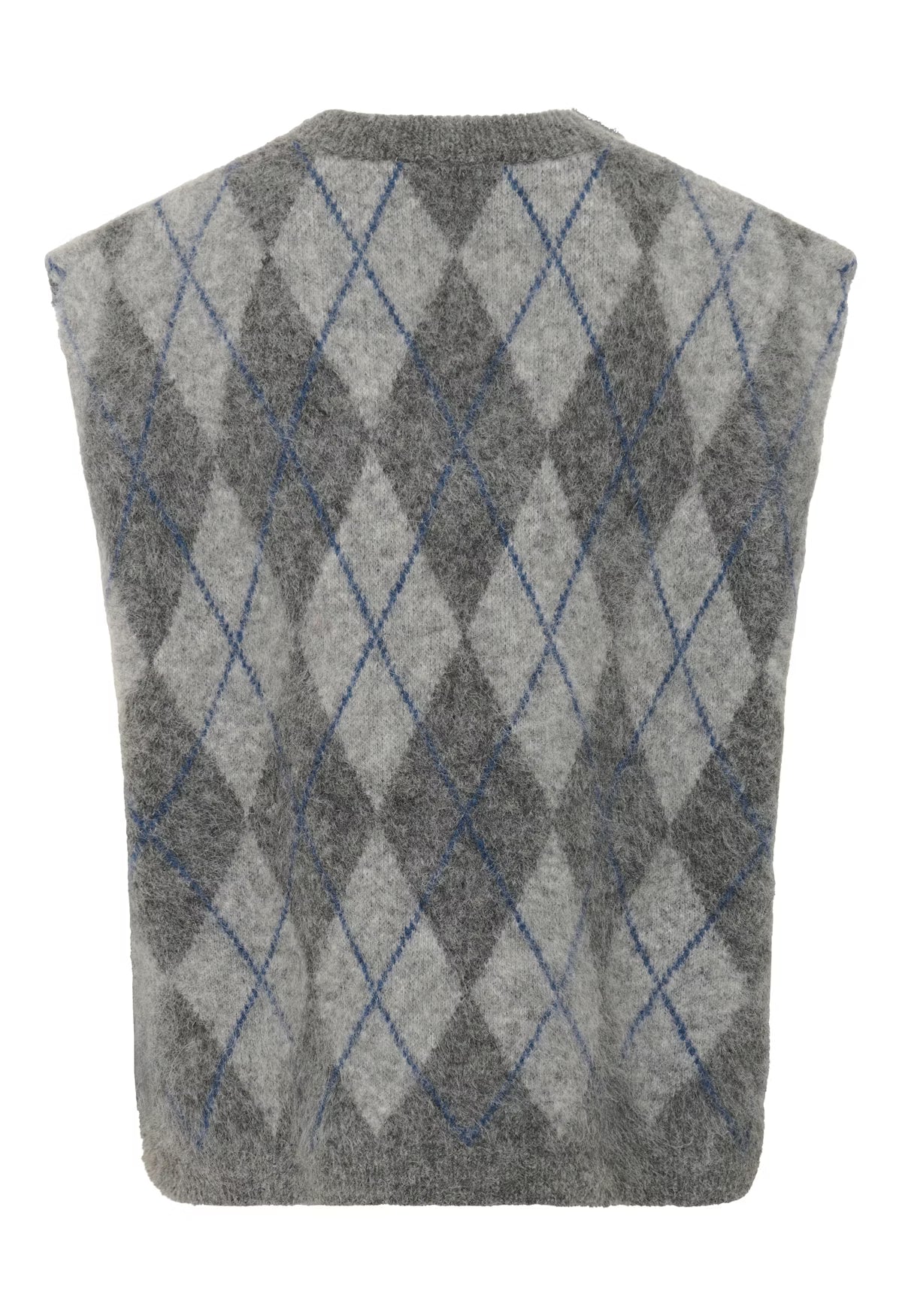 SASIGZ Vest - Check Dark Grey