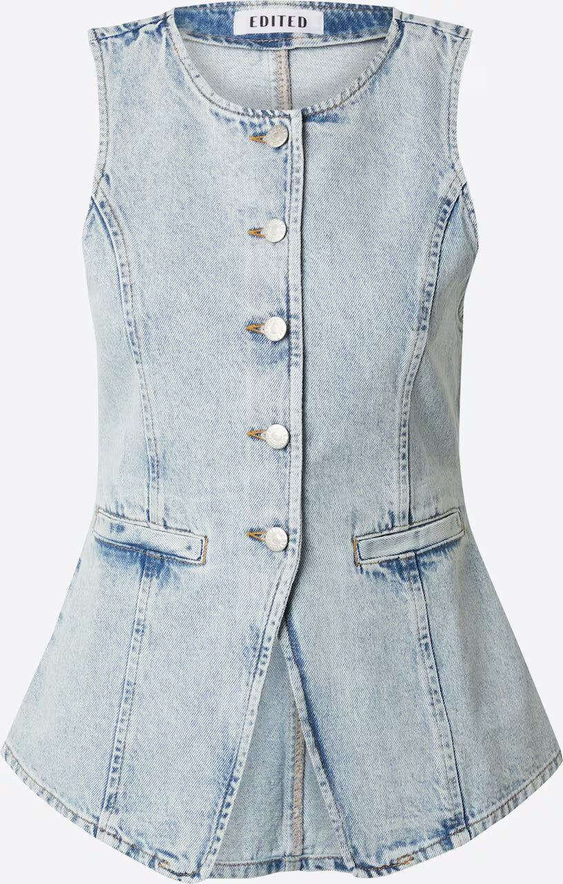 LYLA Denim vest Light blue