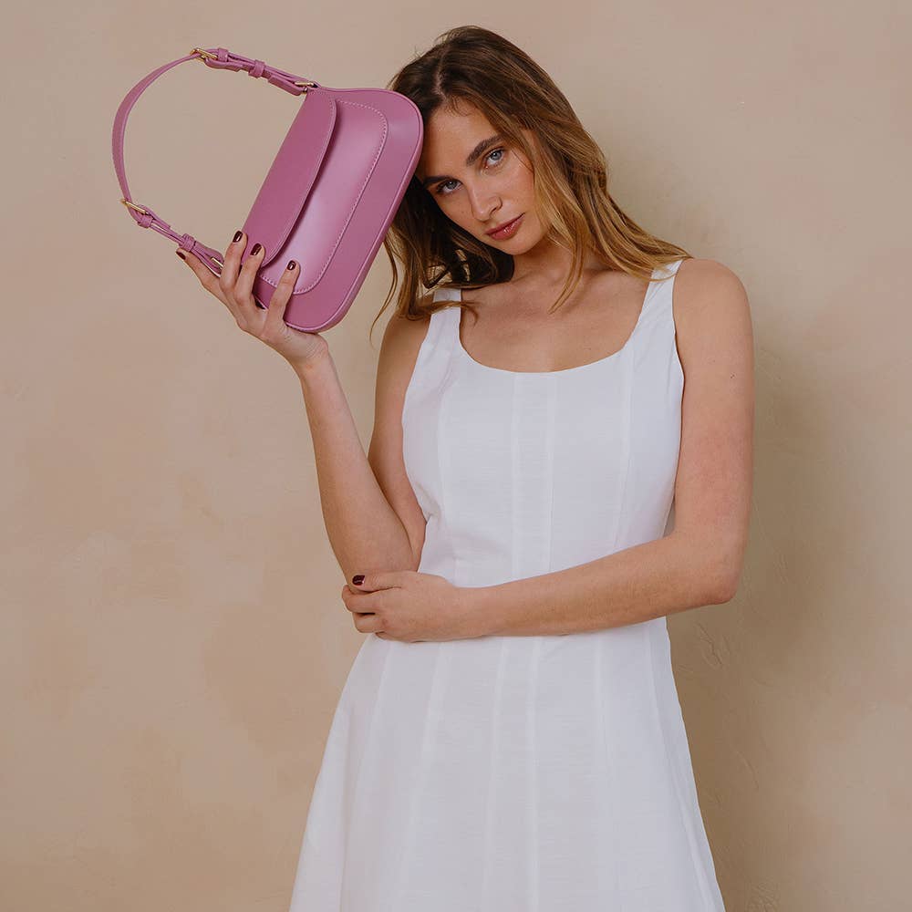 Amari Pistachio Recycled Vegan Shoulder Bag