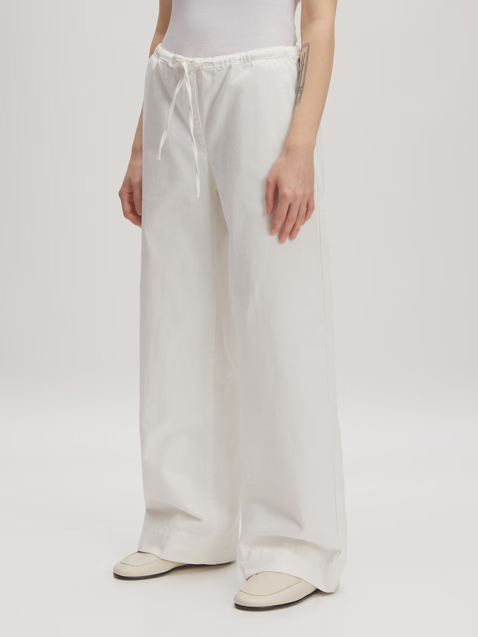 MABEL Denim Trousers OPTIC WHITE
