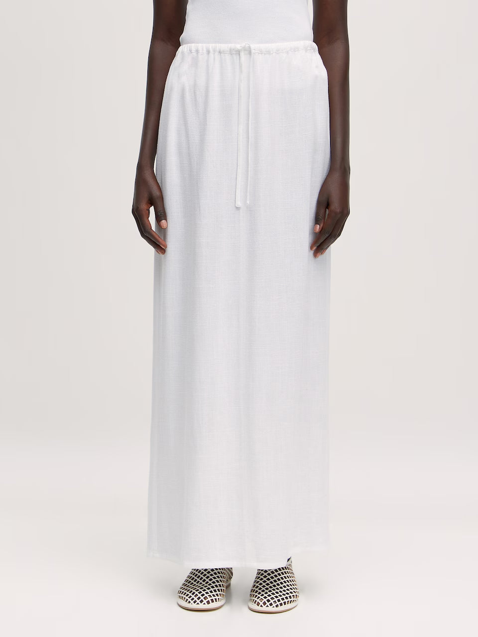 SHOSA Skirt White