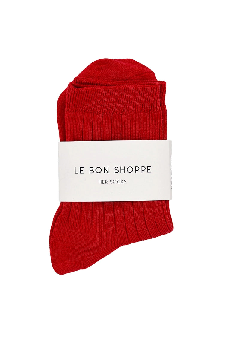HER Socks mc cotton RED