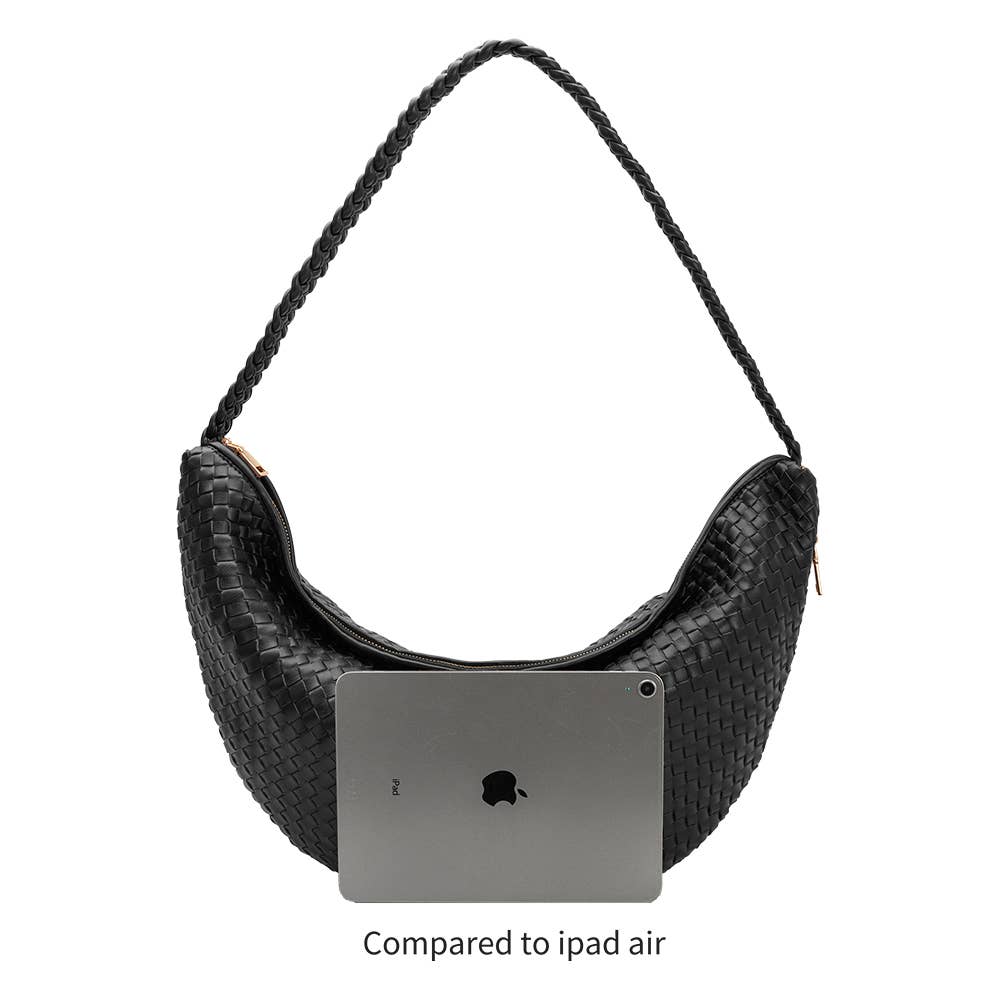 Raquel Espresso XL Recycled Shoulder Bag