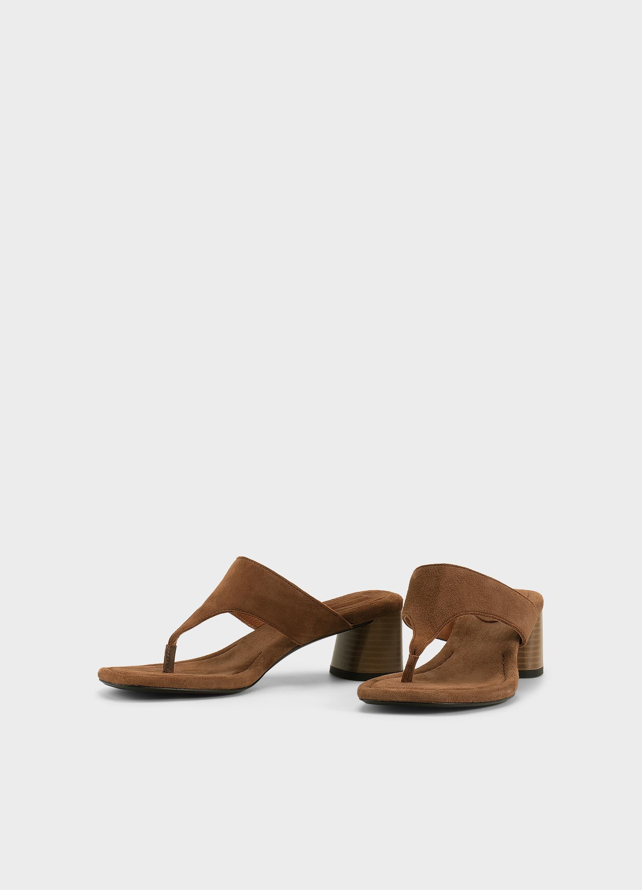 EVIE sandalen BROWN SUEDE