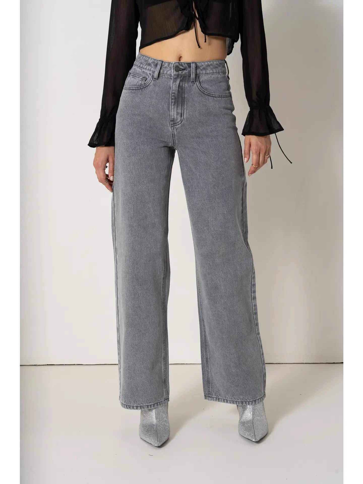 CELINE Jeans Wide Cut GREY