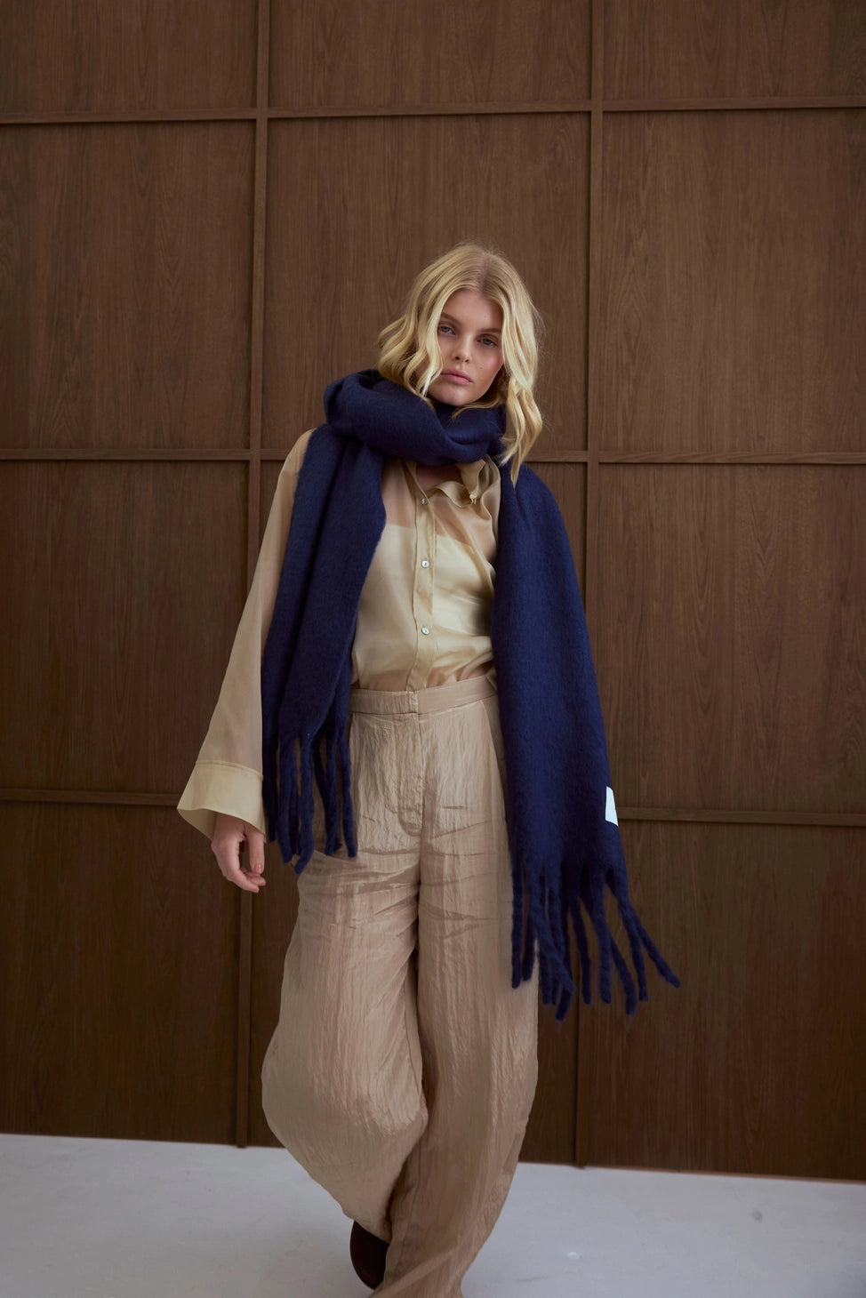 REYKJAVIK scarf - Midnight Blue