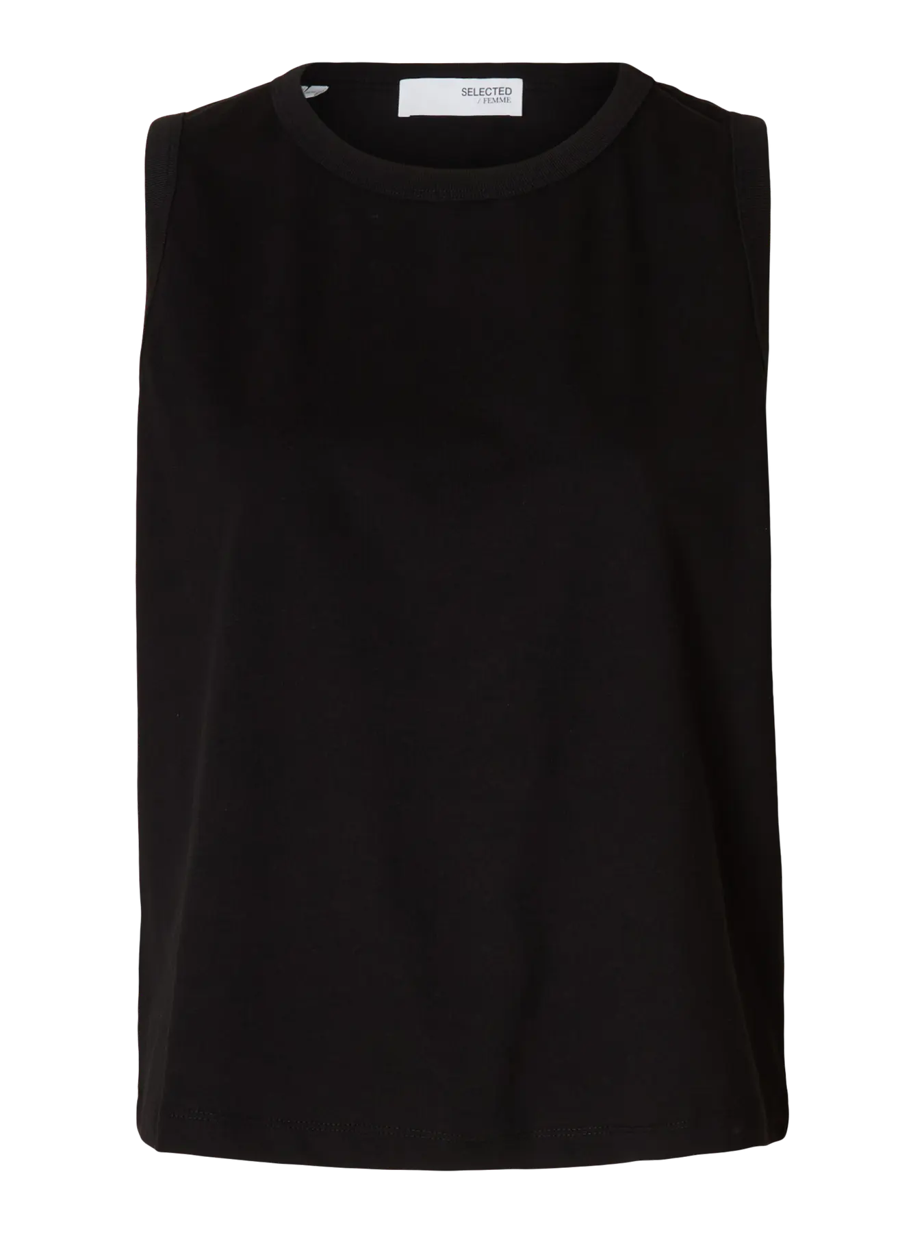 SLFESSENTIAL Boxy Tank Top BLACK