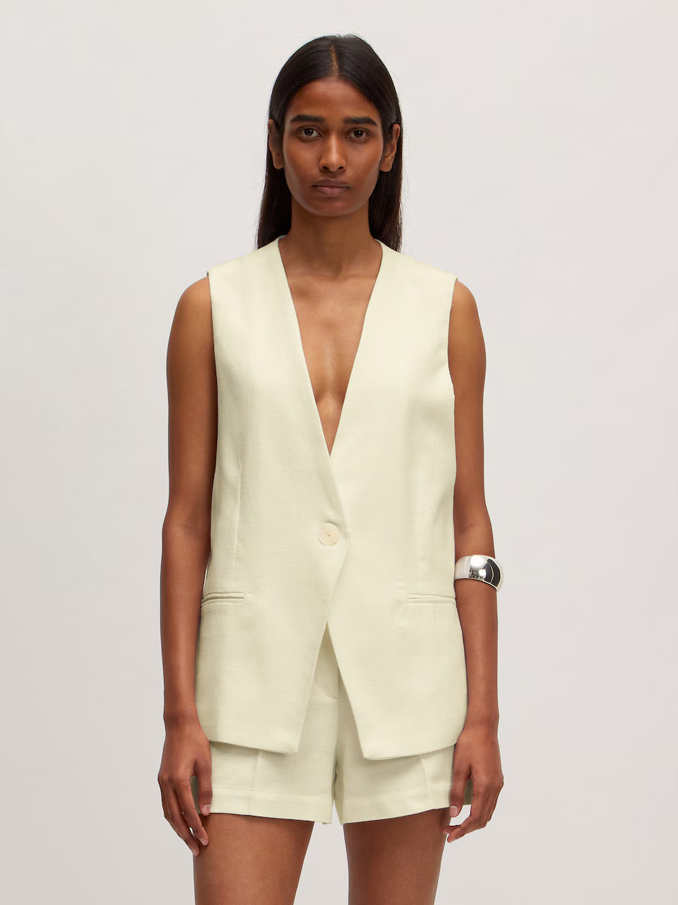 WILLOW vest DOUBLE CREAM