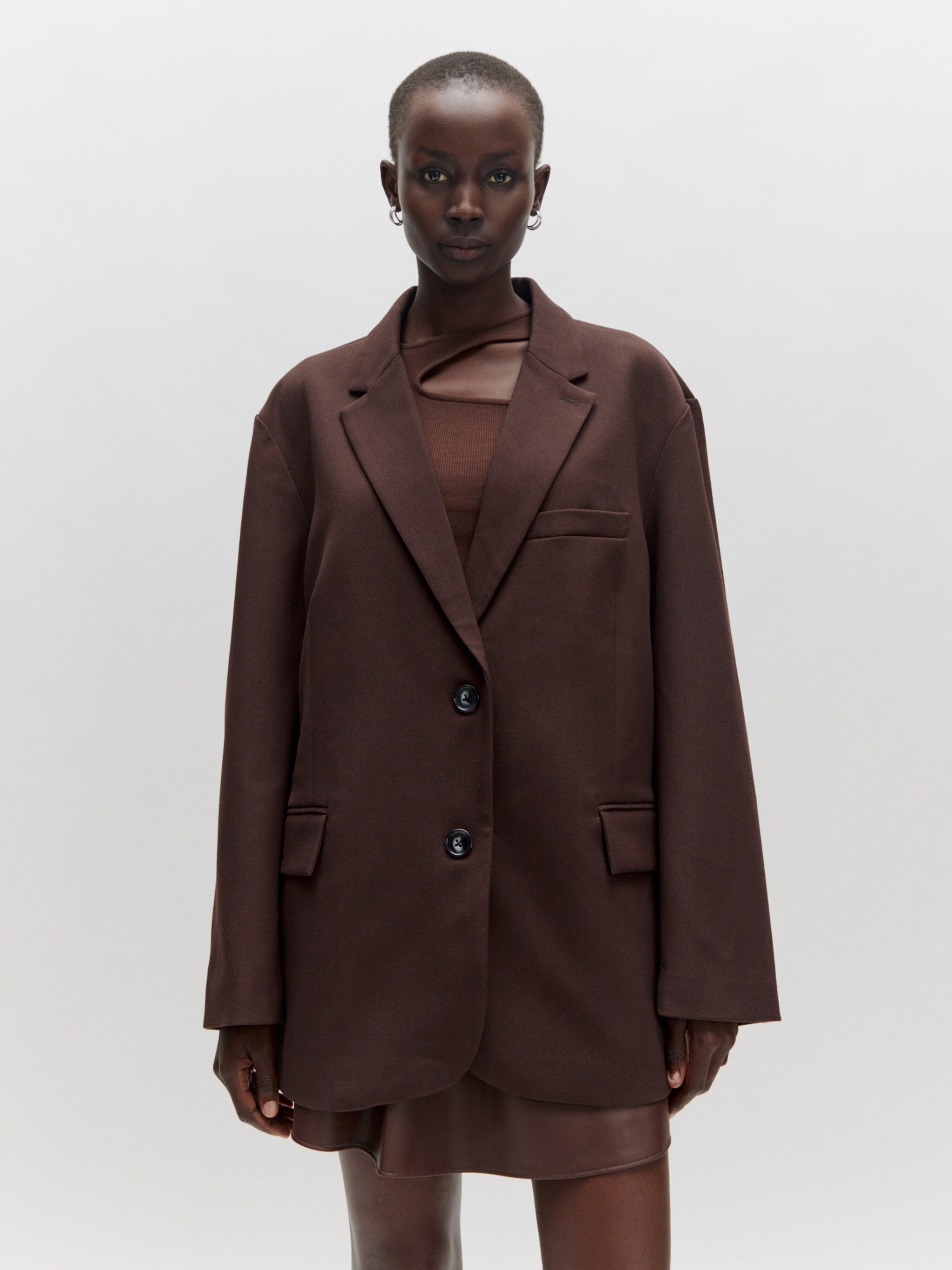 ARWEN Oversized Blazer BROWN