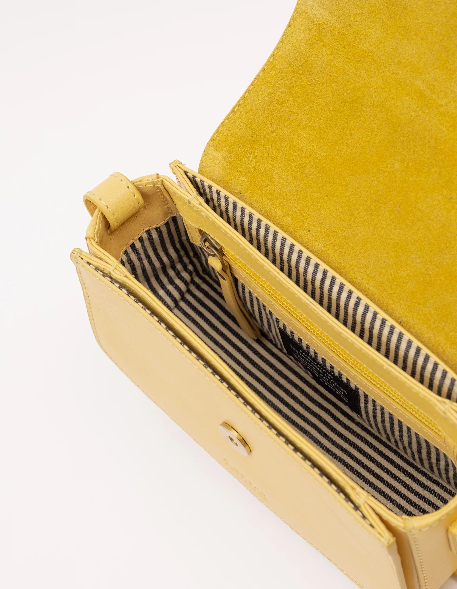 KENDALINI Butter yellow classic leather