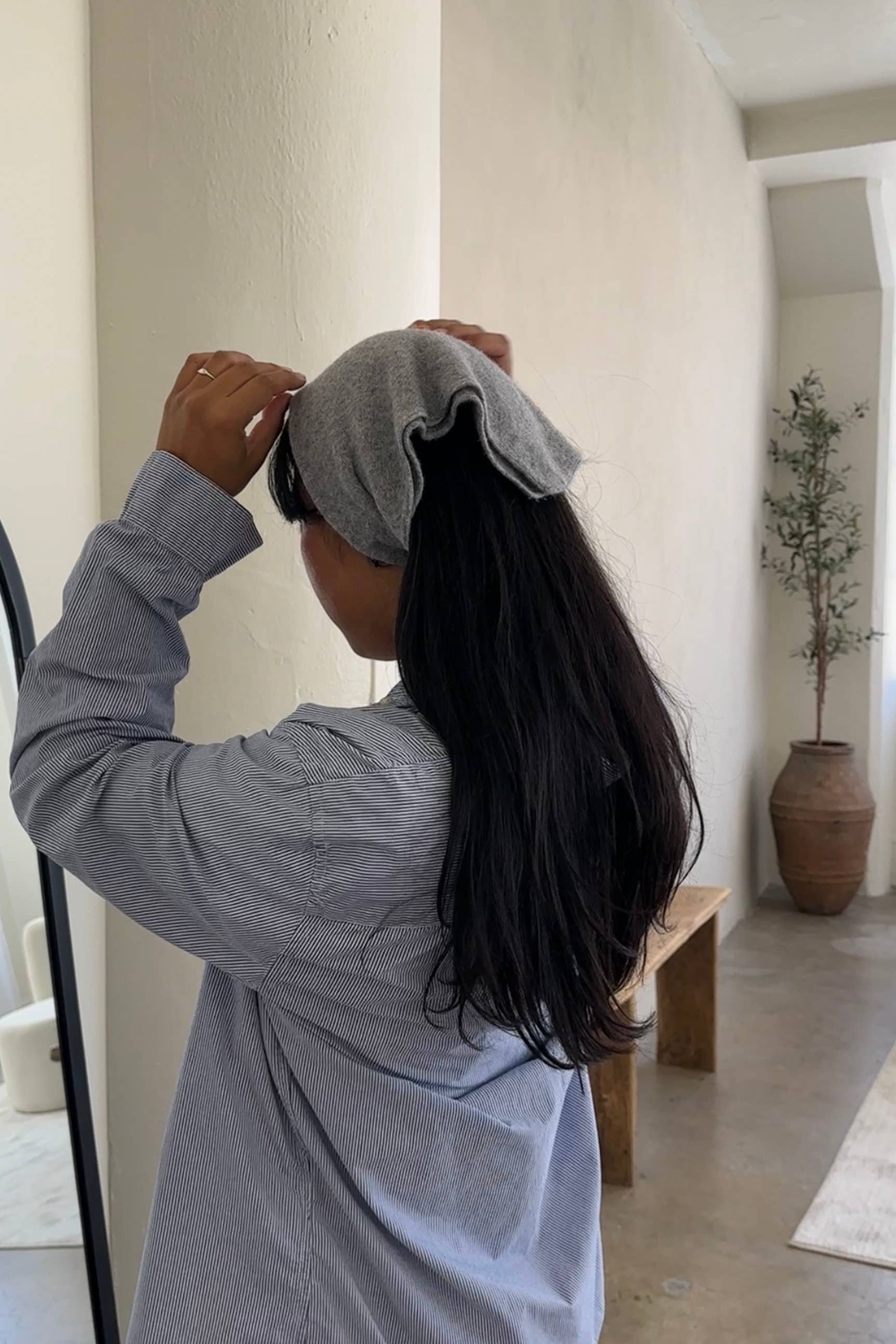 BANDANA Cashmere HT. GREY