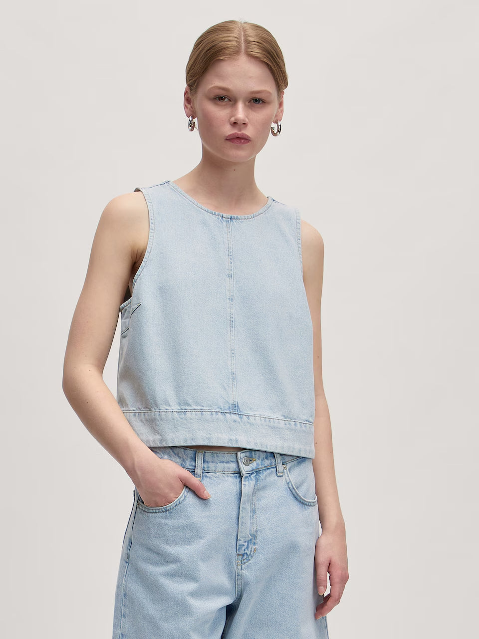 RAINA Denim Top