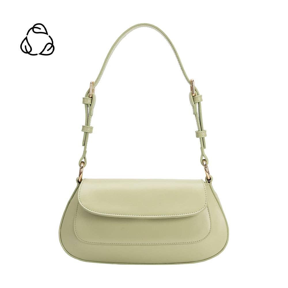 Amari Pistachio Recycled Vegan Shoulder Bag