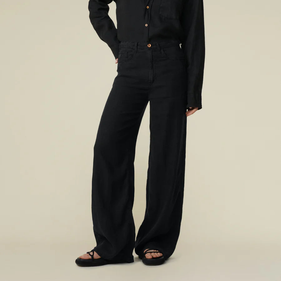 LOIS Skater loose-Z pants linen Black