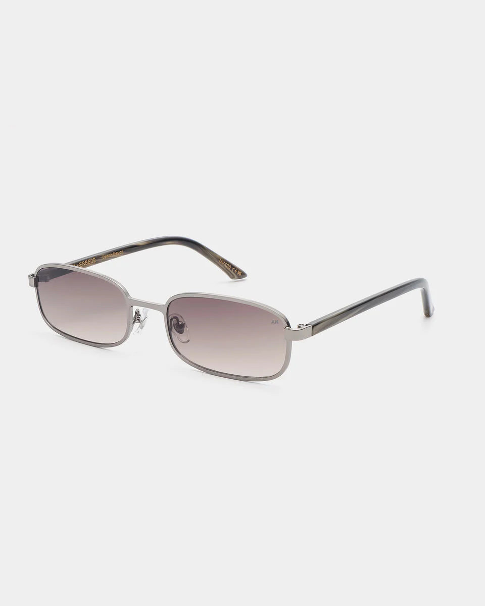 NOAH sunglasses SILVER STRIPED HORN