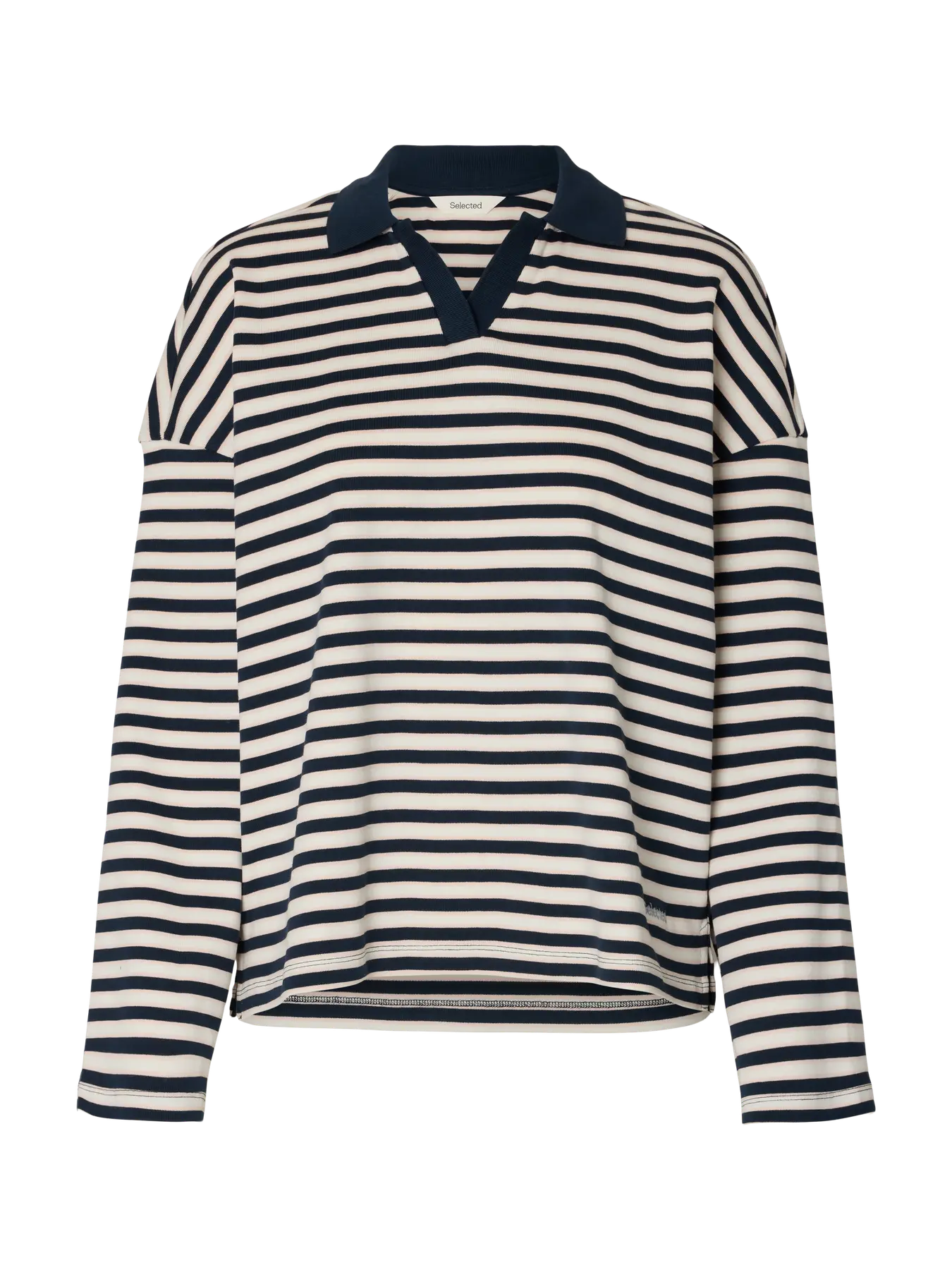 SLFMILLY LS POLO Dark Sapphire