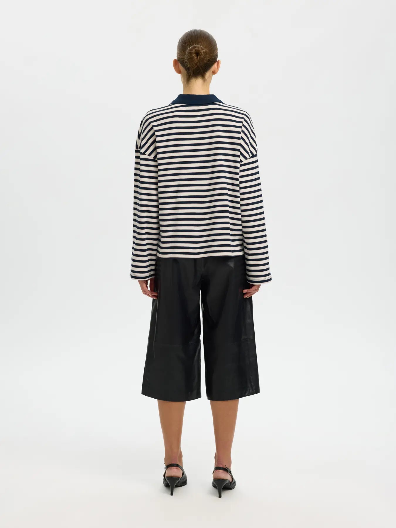 SLFMILLY LS POLO Dark Sapphire