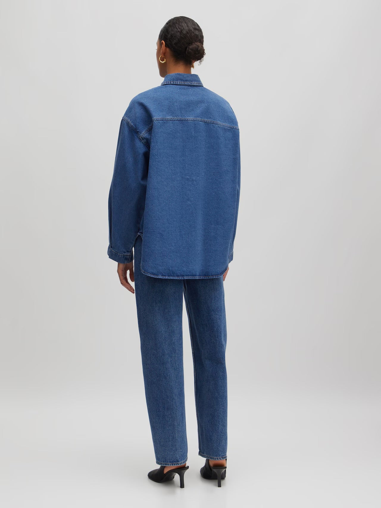 OVERSIZE ANISHA Overshirt Vintage blue