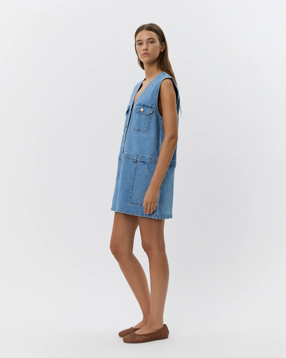 ALBERTINE Dress Denim blue