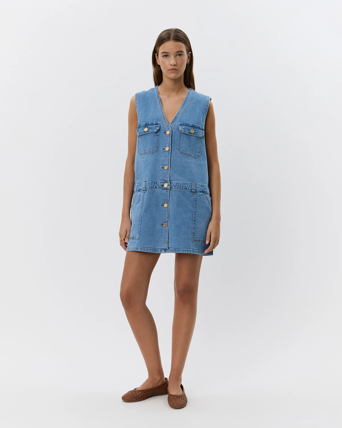 ALBERTINE Dress Denim blue