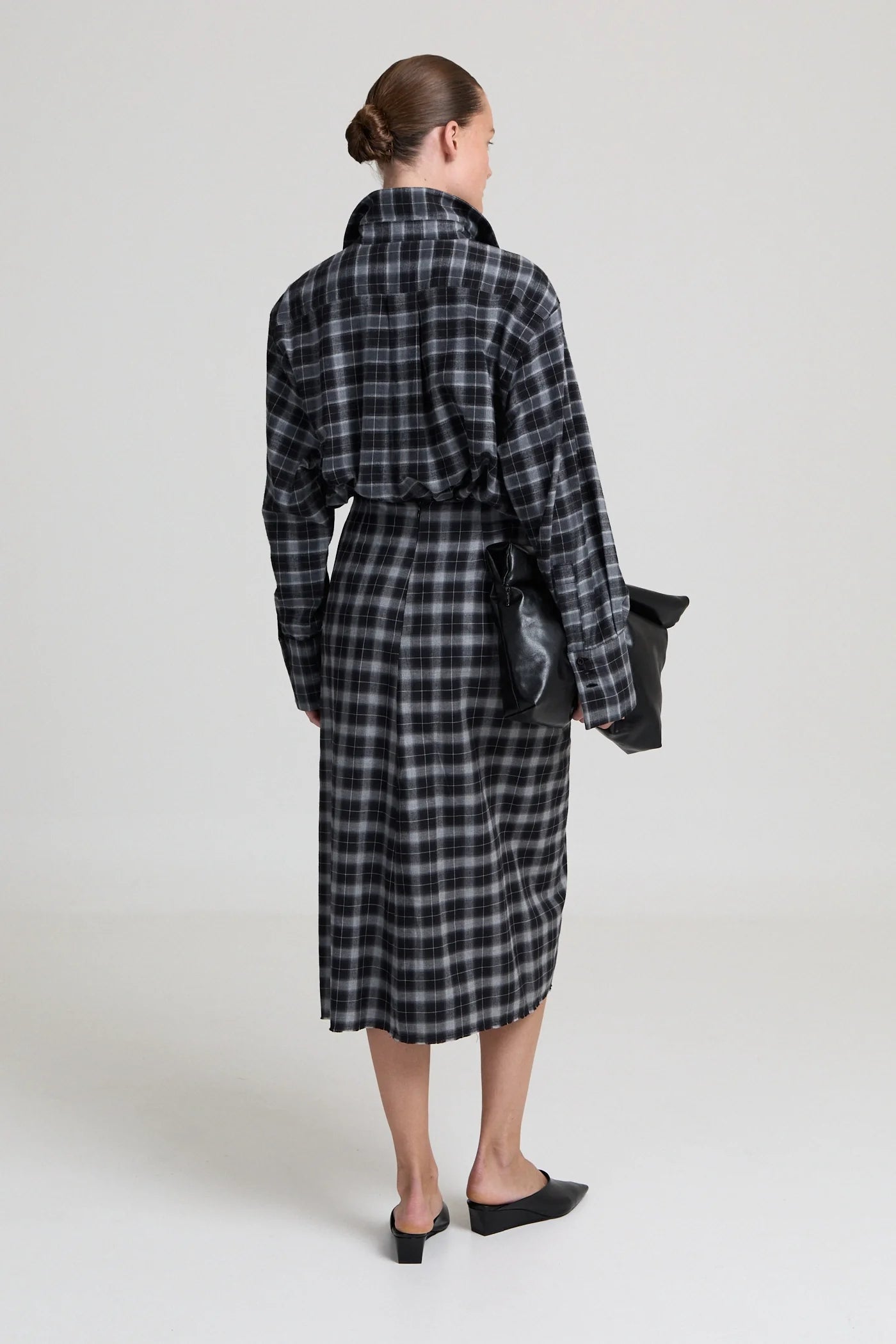ALANIS Skirt - Grey Checked