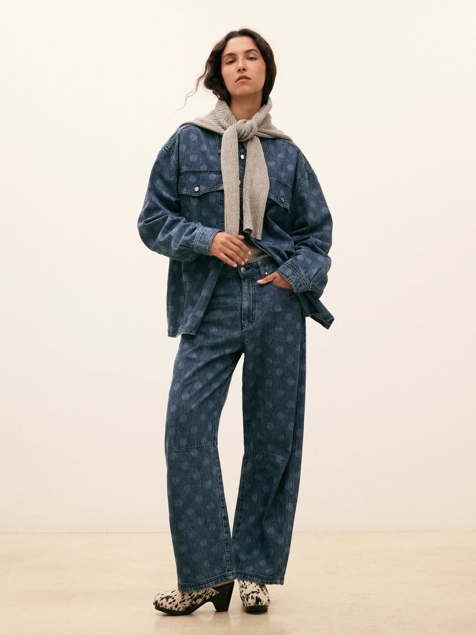 BARRELH25 Denim Dot
