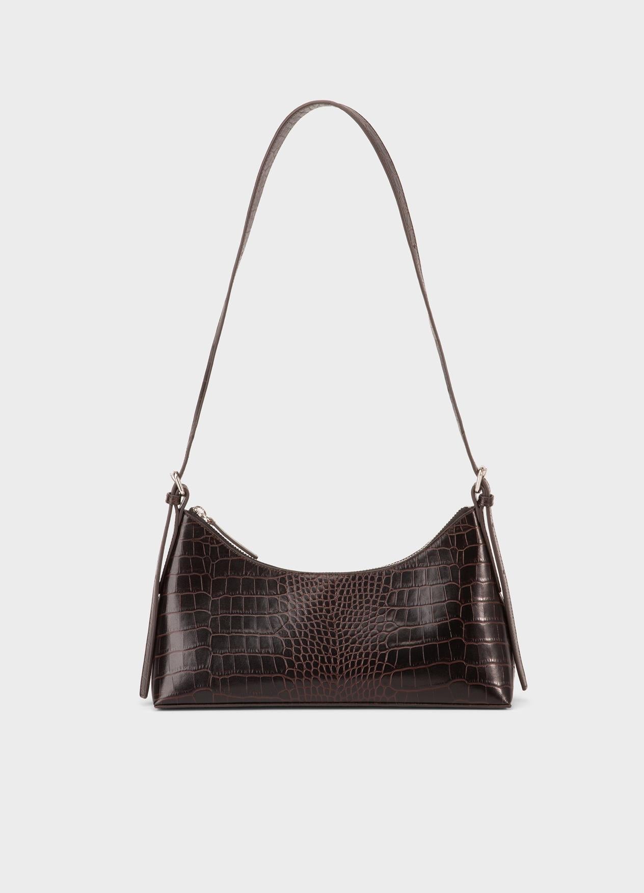 BARI MINI Bag - Brown Croco