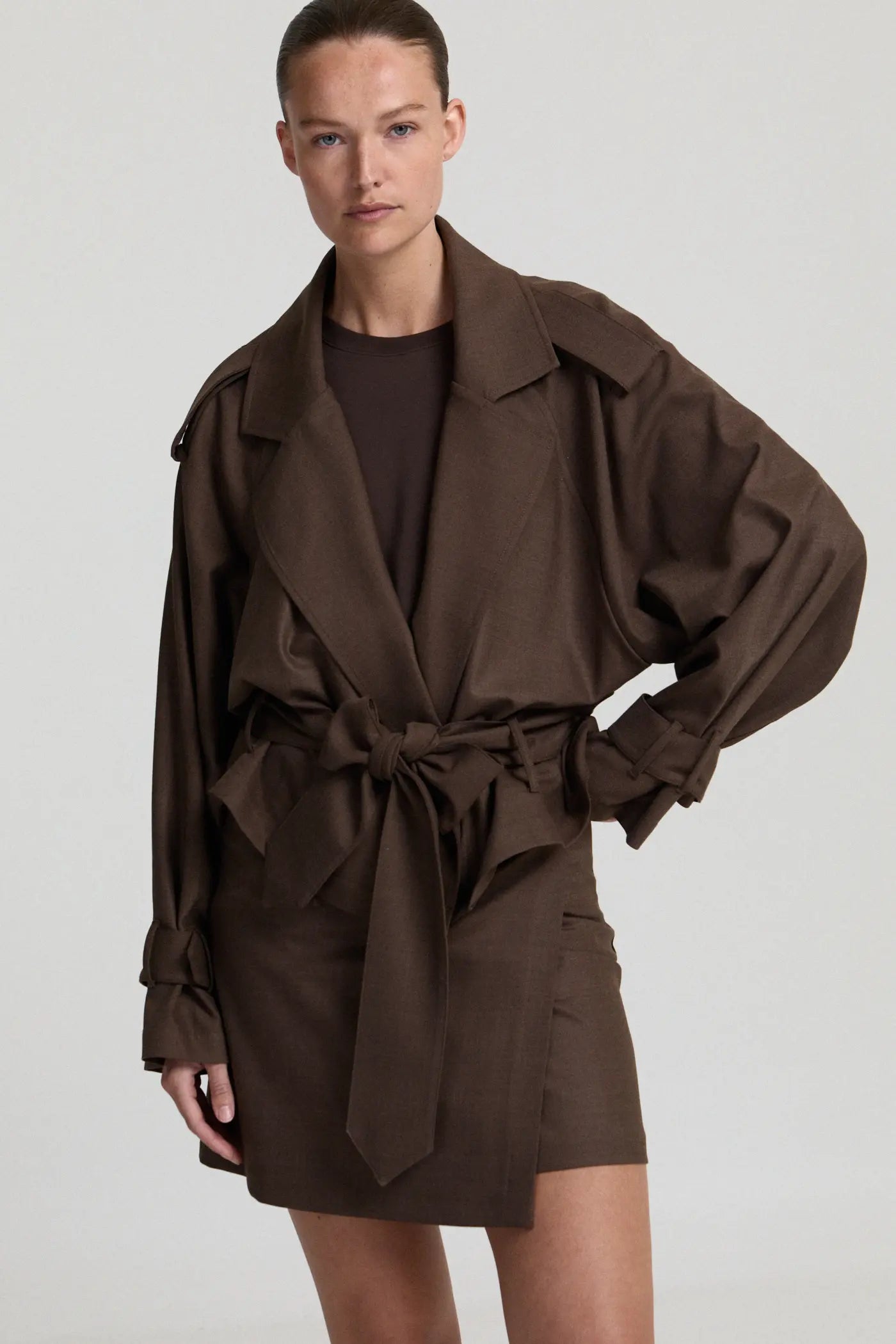 SIMONE Jacket - Brown Melange