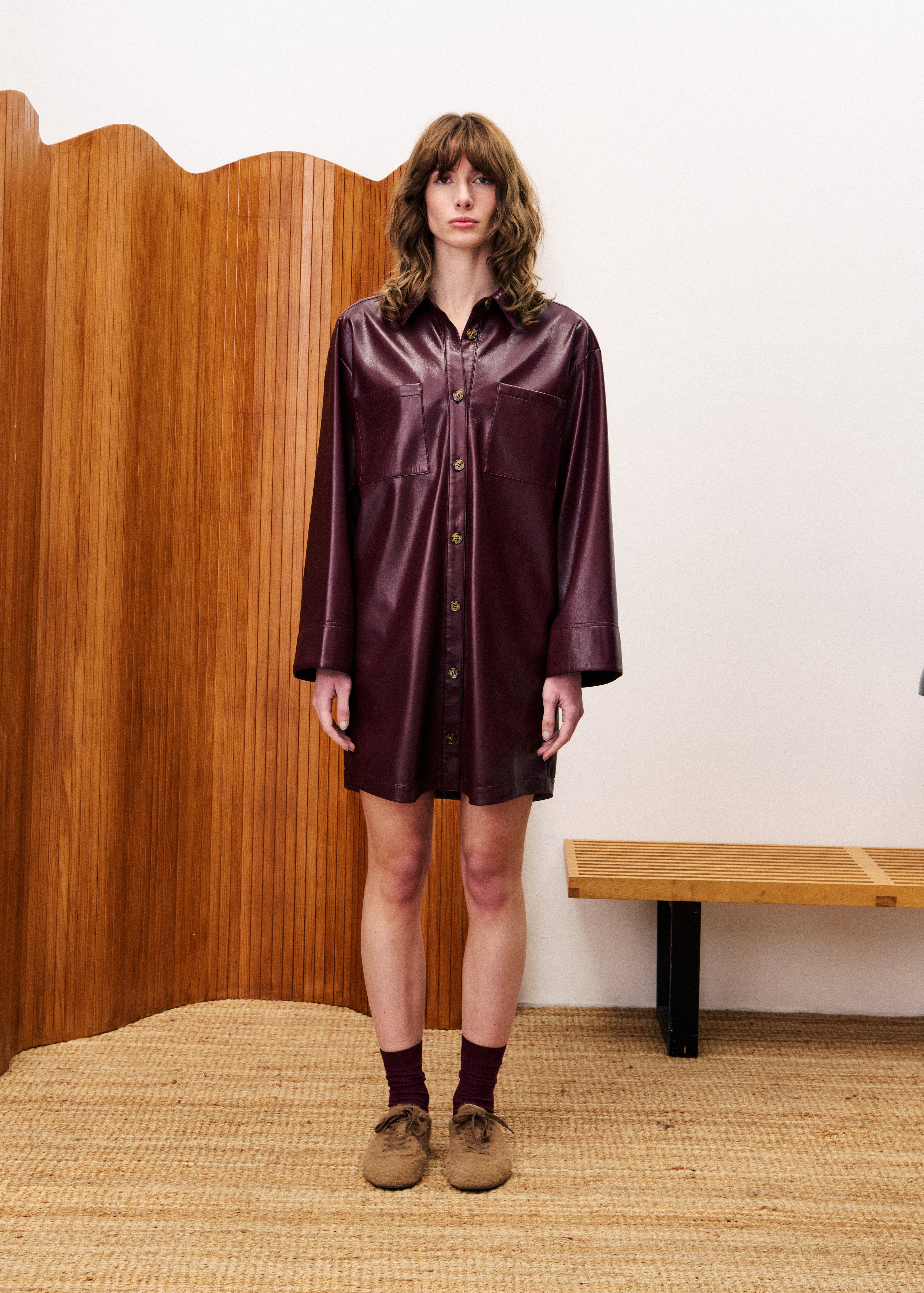 ERNAUX Dress - Bordeaux