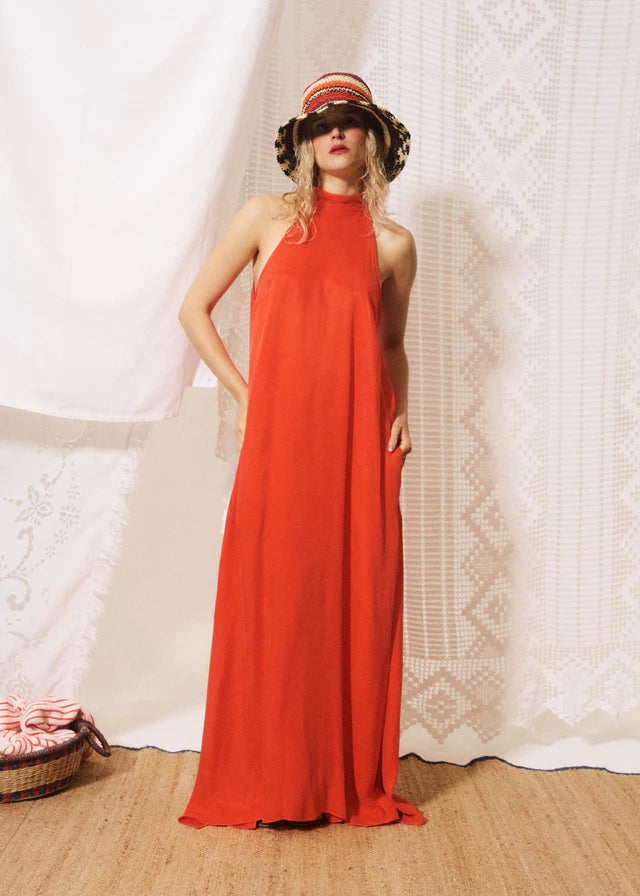 CATELLO dress CORAL
