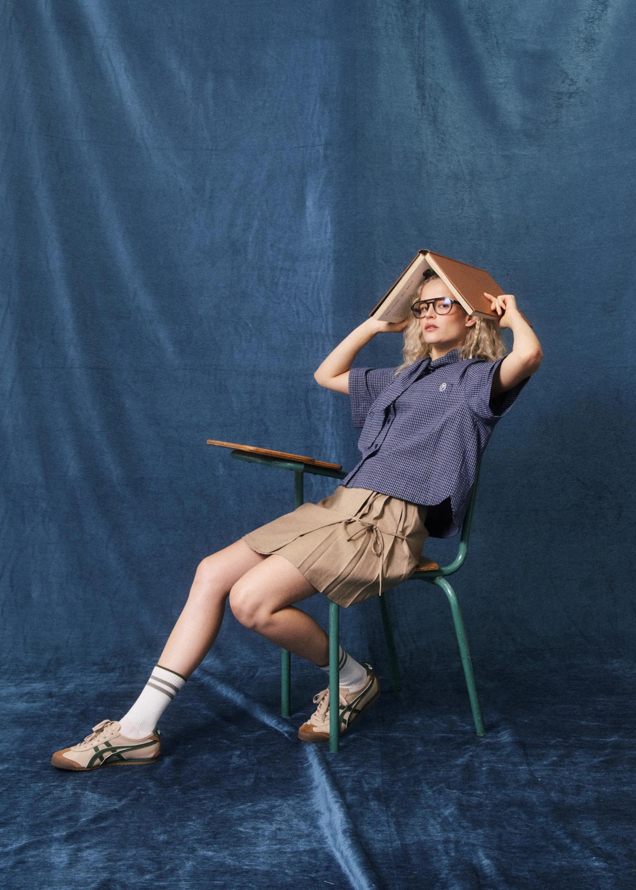 NAOMI shirt NAVY BLUE