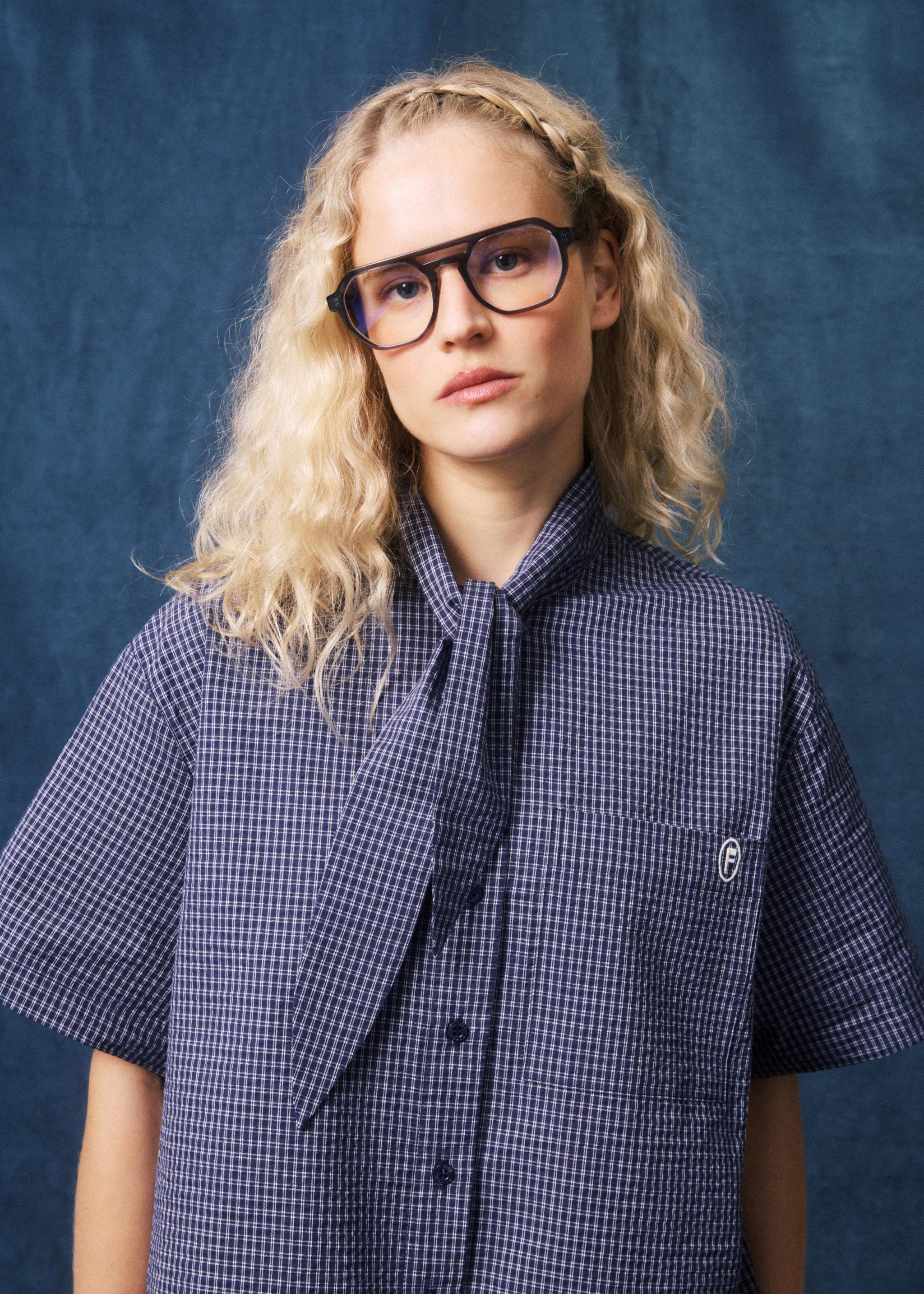 NAOMI shirt NAVY BLUE