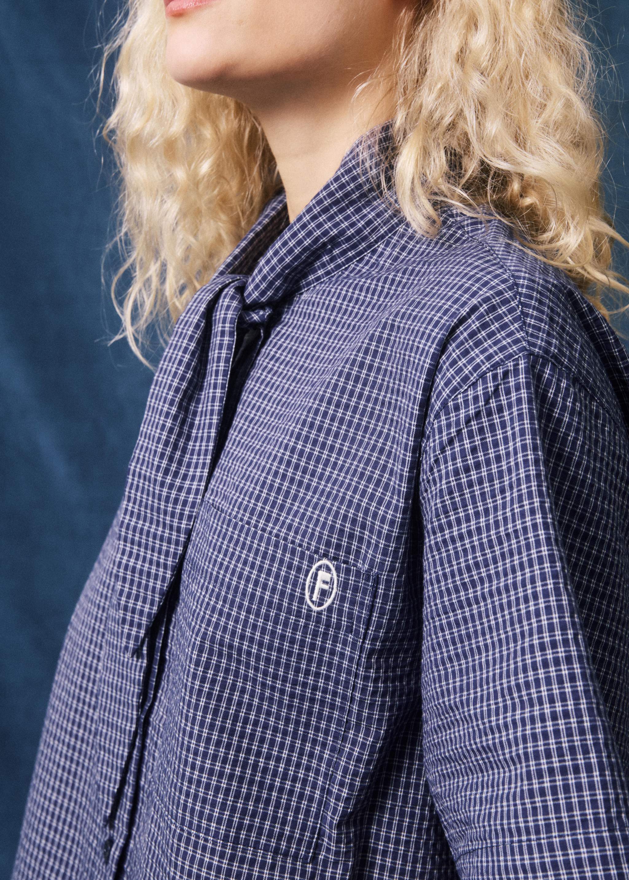 NAOMI shirt NAVY BLUE