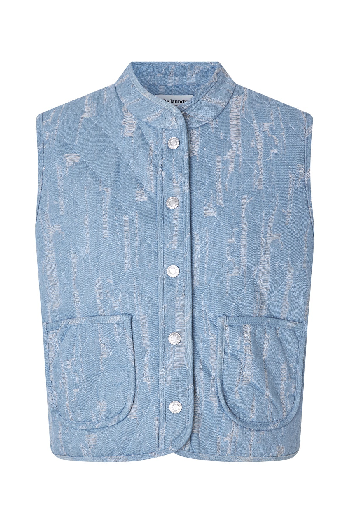 CAIROLL Vest Washed Denim